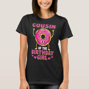 Camiseta Primo Da Festa Da Rosquinha De Birthday Girl