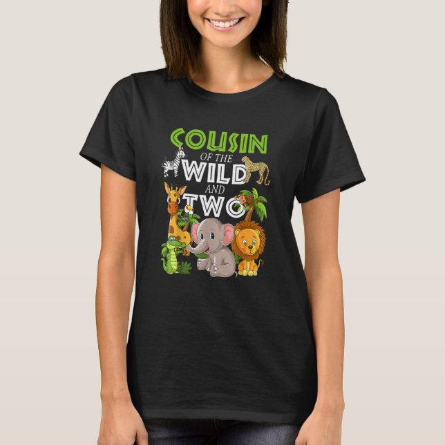 Camiseta Primo Da Selva Safari De Dois Jardins Zoológicos S (Frente)