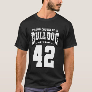Camiseta Primo De Futebol Do Jogador 42 Do Bulldog