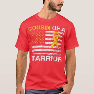 Camiseta Primo De Um Cancer De Infância Guerreiro