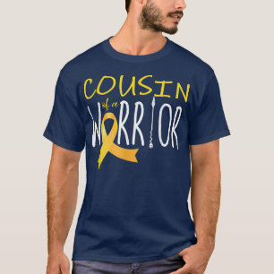 Camiseta Primo de um guerreiro de conscientização do cancer
