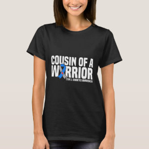 Camiseta Primo De Um Guerreiro Tipo 1 Sensibilização Para A