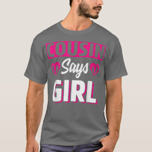 Camiseta Primo Diz Menina Gota Sexo Fofo Equipe Reveladora