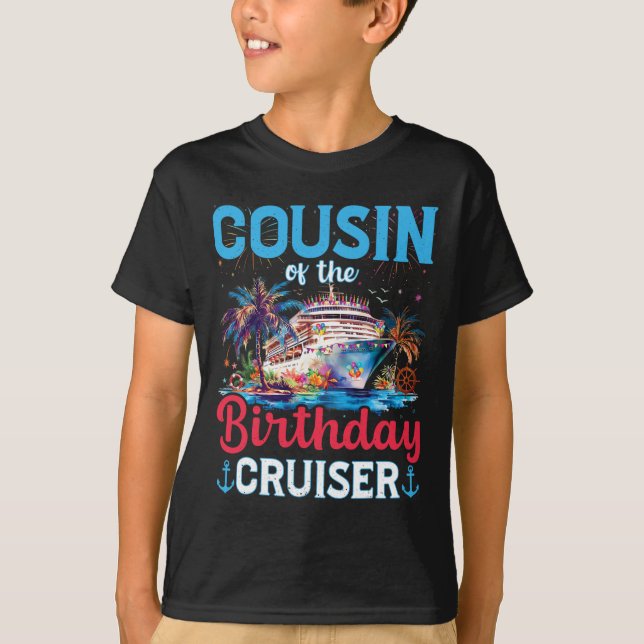 Camiseta Primo do Cruiser de Aniversário Divertido Presente (Frente)