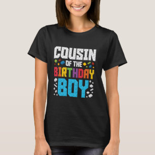 Camiseta Primo do Edifício Criador Mestre de Menino de Aniv