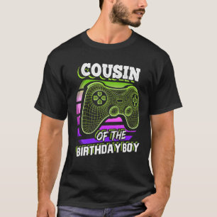 Camiseta Primo Do Garoto De Aniversário Que Corresponde Ao