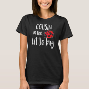 Camiseta Primo Do Inseto Chá de fraldas De Ladybug