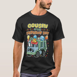 Camiseta Primo do Menino do Aniversário Reciclando Lixo Eco