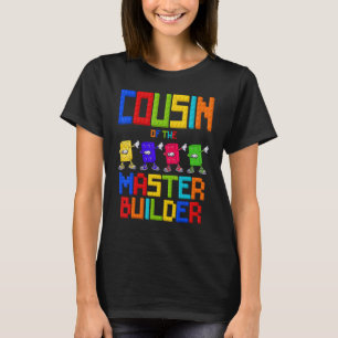 Camiseta Primo do Mestre Construtor Rapariga de Aniversário