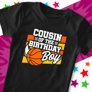 Camiseta Primo do partido de basquete infantil do menino de