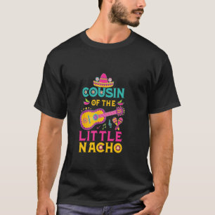 Camiseta Primo Do Pequeno Tema Mexicano Nacho 1rua Nascimen