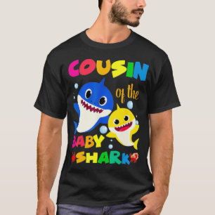 Camiseta Primo Do Tubarão-Bebê Tubarão-Primo De Anivers
