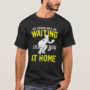 Camiseta Primo Engraçado de Apanhador de Softbol de um Apan