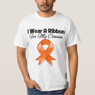 Camiseta Primo - eu visto o na moda alaranjado da fita