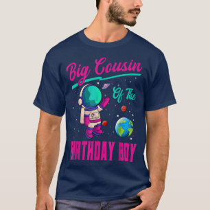 Camiseta Primo Grande Do Planeta Do Festa Espacial Birthday