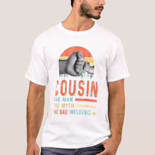 Camiseta Primo O Homem O Mito Os Maus Pais De Influência