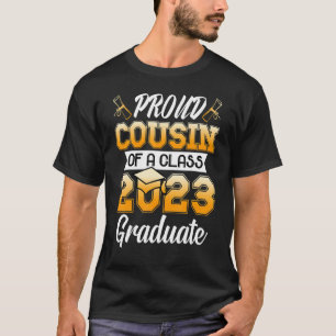Camiseta Primo orgulhoso de graduação de Formando 2 da clas