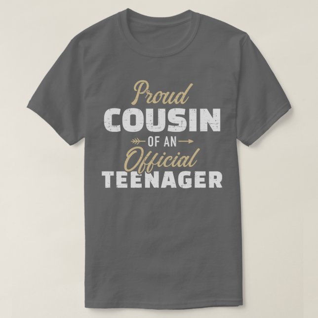 Camiseta Primo orgulhoso de um adolescente de 13 (Frente do Design)