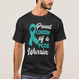 Camiseta Primo Orgulhoso De Um Guerreiro PCOS Sensibilizaçã