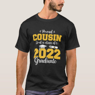 Camiseta Primo Orgulhoso De Uma Classe De Gra Engraçada Pe