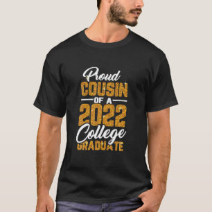 Camiseta Primo Orgulhoso De Uma Faculdade De Graduação De F