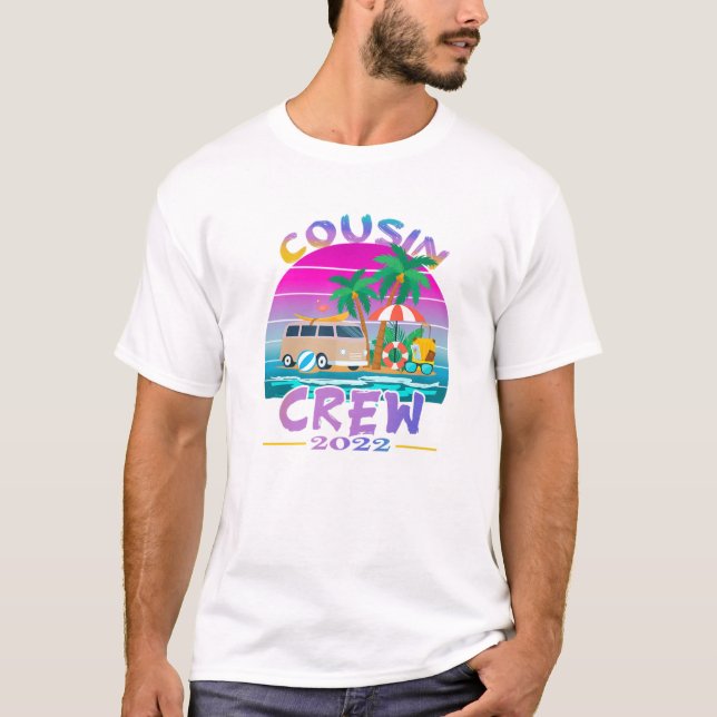 Camiseta Primo Sunset Crew Vacation 2022 Beach Cruise Fami (Frente)