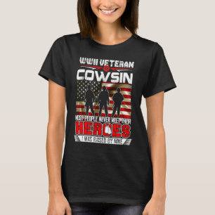 Camiseta Primo Veterano Da Segunda Guerra Mundial Heroes Cr