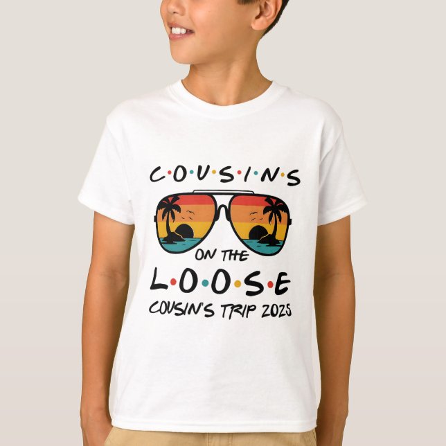 Camiseta Primos à Solta Viagem dos Primos 2025 Partida de P (Frente)