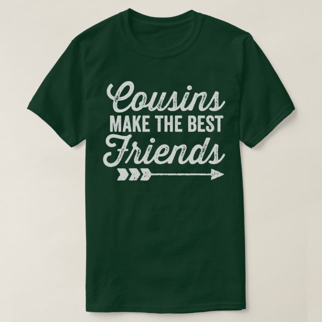 Camiseta Primos fazem os melhores amigos (Frente do Design)