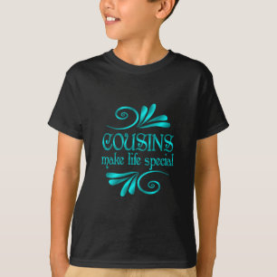 Camiseta Primos tornam a vida especial