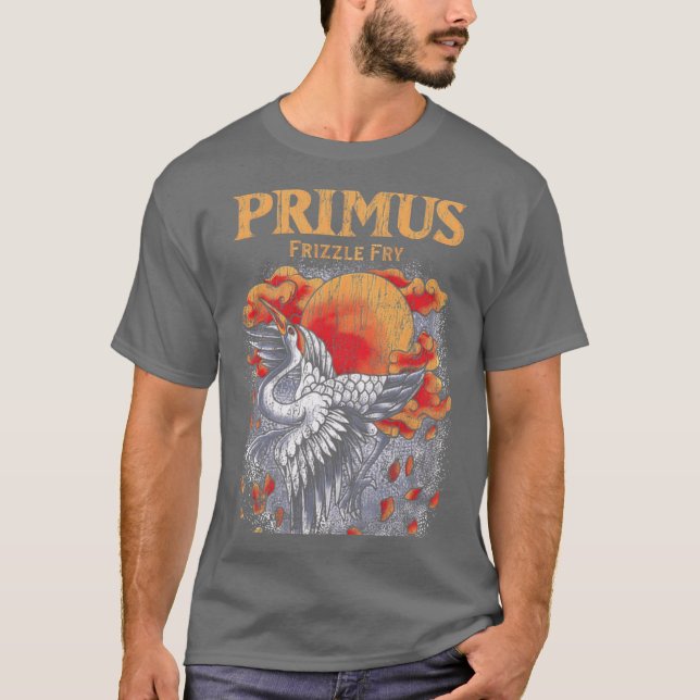 Camiseta Primus Sonho Abstrato Trabalho Artístico Com Histó (Frente)