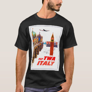 Camiseta Prin Publicitário via companhia aérea Vintage Air 