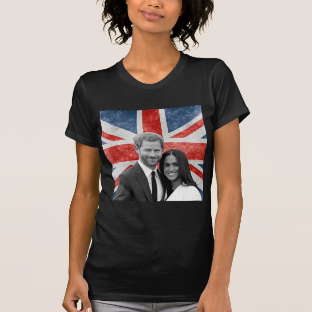 Camiseta Prince Harry e Meghan Markle (Frente)