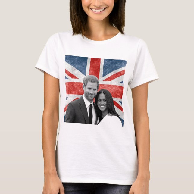 Camiseta Prince Harry e Meghan Markle (Frente)