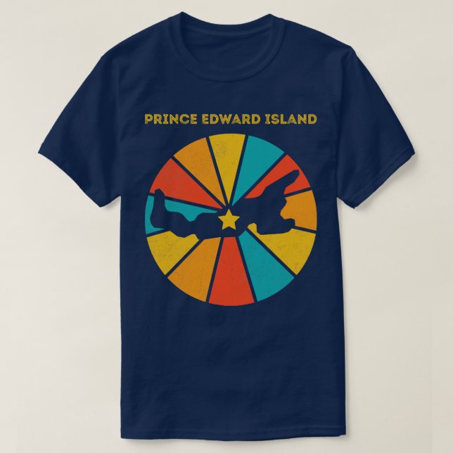 Camiseta Prince Island Canada Vintage - Souvenir em dificul (Frente do Design)
