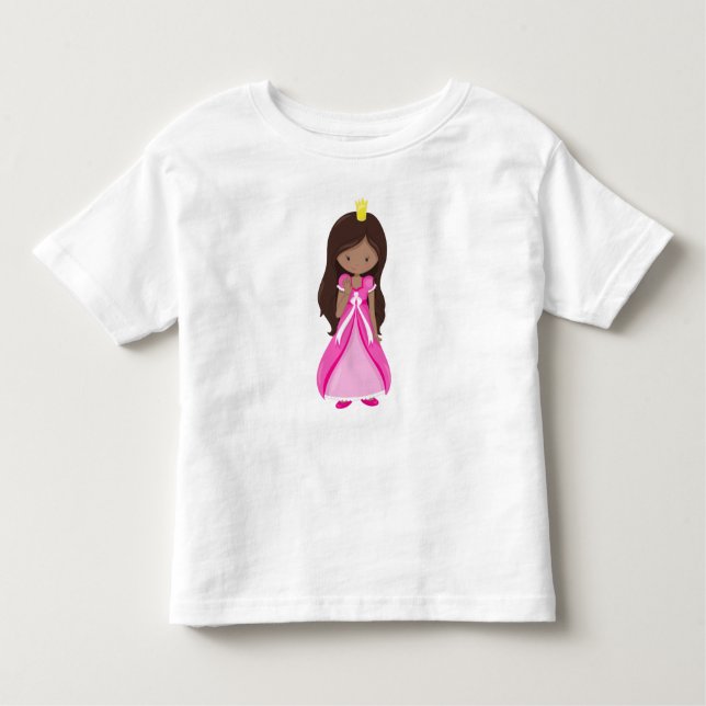 Camiseta Princesa Afro-Americana, Rainha, Vestido, Vestido  (Frente)