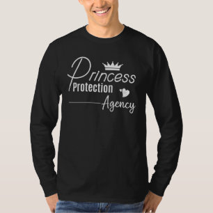 Camiseta Princesa Agência de Proteção Pai Padre Pai Daught