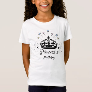 Camiseta Princesa Aniversário - Vintage Minimalist Retro Cr