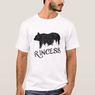 Camiseta Princesa Bear Gift Mãe/Dia de os pais