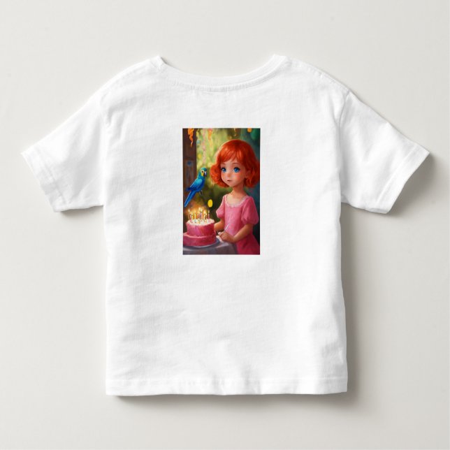 Camiseta Princesa Birthday Magic (Verso)