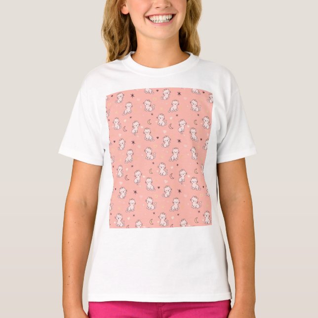 Camiseta Princesa Bonita Vestindo Coroa (Frente)