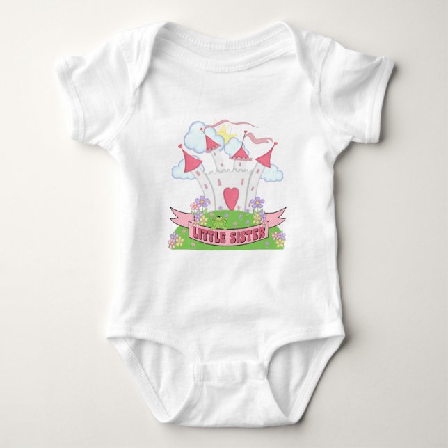 Camiseta Princesa Castle Little Sister (Frente)