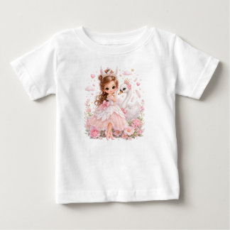Camiseta Princesa Cisne Encantada Conto de Fadas