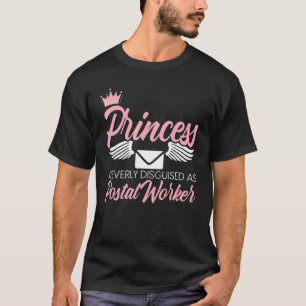 Camiseta Princesa Claramente Disfarçada Como Correio Postal