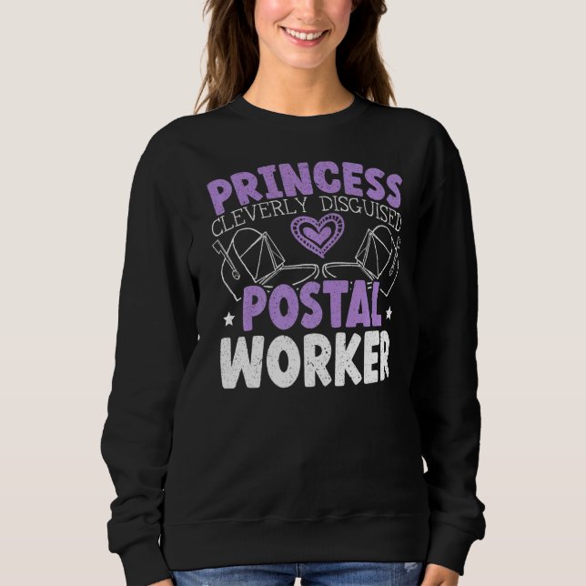 Camiseta Princesa Claramente Disfarçada Como Correio Postal (Frente)