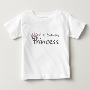 Camiseta Princesa Coroa do aniversário
