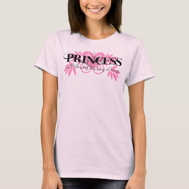 Camiseta Princesa cristã (Frente)