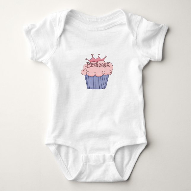 Camiseta Princesa Cupcake (Frente)