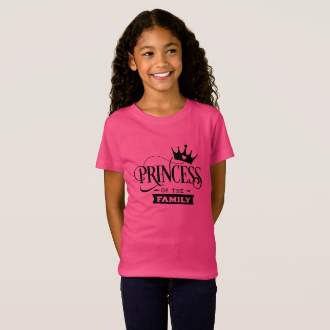 Camiseta Princesa Da Família (Frente Completa)