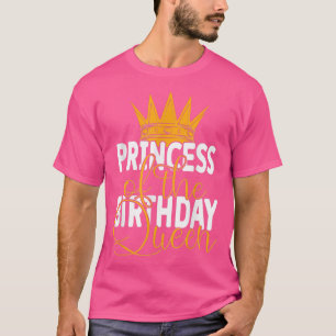 Camiseta Princesa Da Festa De Mamãe De Aniversário Da Rainh